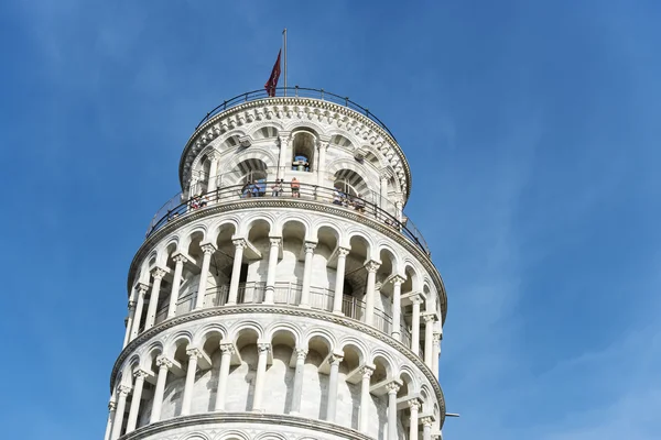 Closeup Torre inclinada Pisa — Fotografia de Stock