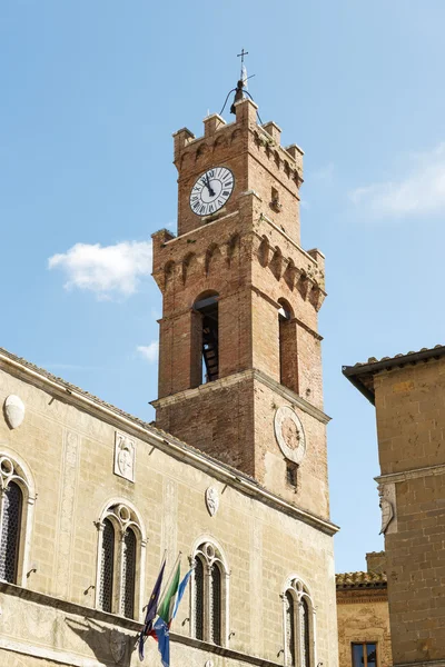 Palazzo Comunale Pienza — Stock fotografie