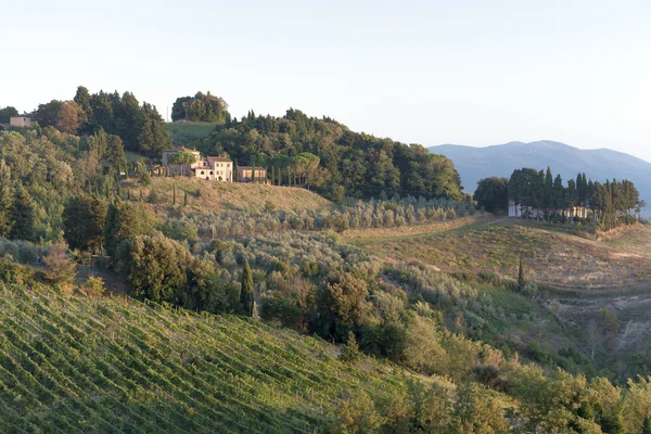 Kvällen i Toscana — Stockfoto