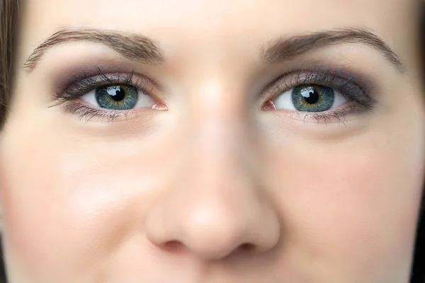 Zbliżenie kobieta oczy — Zdjęcie stockowe