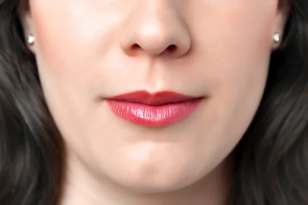 Closeup vrouw gezicht — Stockfoto