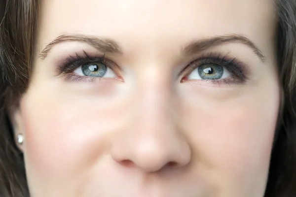 Closeup γυναίκα μάτια — Φωτογραφία Αρχείου