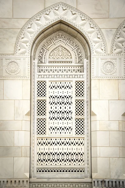 Closeup Grand Sultan Qaboos Mosque — Stock Photo, Image