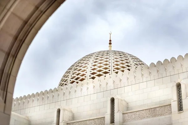 Moschea del Gran Sultano Qaboos — Foto Stock