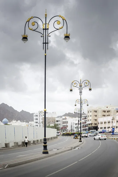 Straßenlaternen in Muscat — Stockfoto
