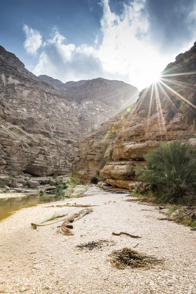 Wadi Shab Oman — Stockfoto