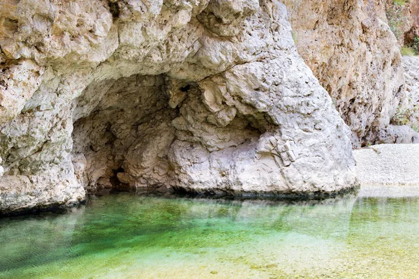 Wadi Shab Omã — Fotografia de Stock