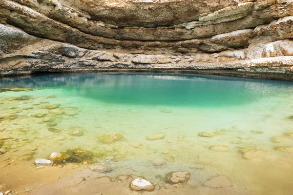 Sinkhole Bimmah Oman — Stock Photo, Image