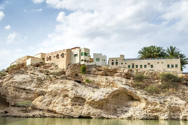 Pueblo Omán Wadi Shab —  Fotos de Stock