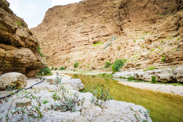 Wadi Shab Oman — Stockfoto