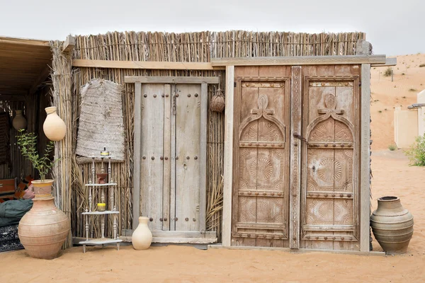 Doors Desert Camp Oman — Stock Photo, Image