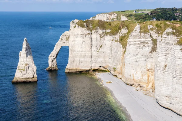 Alabaster coast Normandy — Stock Photo, Image