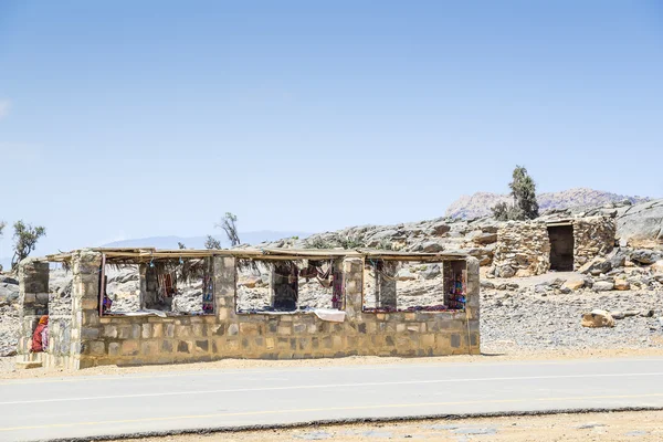 Beduin kiosk jebel shams — Stockfoto