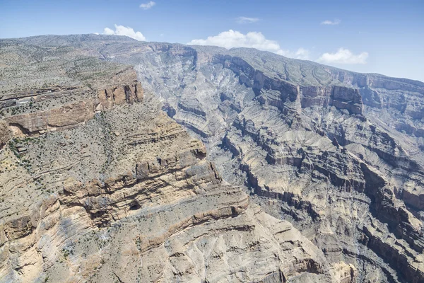 Kaňon jebel shams — Stock fotografie