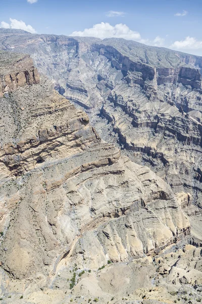 Kaňon jebel shams — Stock fotografie