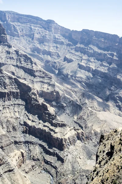 Kaňon jebel shams — Stock fotografie