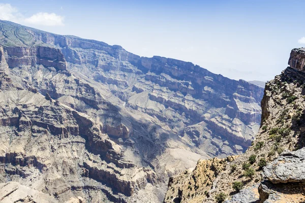 Kaňon jebel shams — Stock fotografie