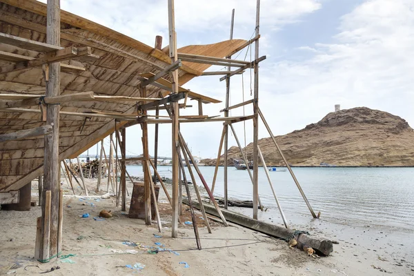 Scheepsbouw oman — Stockfoto