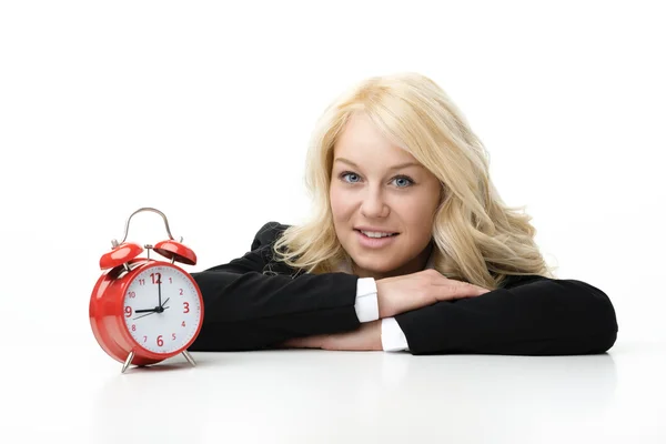 Laughing blond woman — Stock Photo, Image