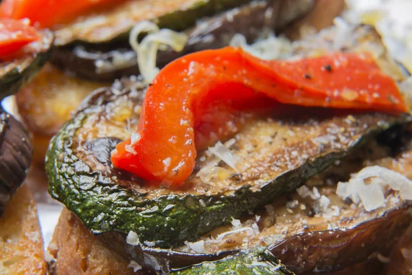 Calabacín de pimienta Bruschetta — Foto de Stock