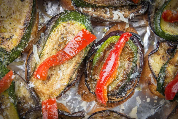 Calabacín de pimienta Bruschetta — Foto de Stock