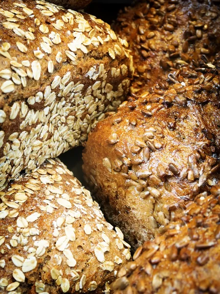 Bred with grains — Stock Photo, Image