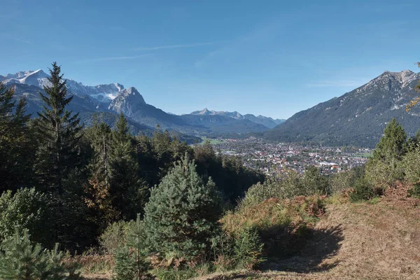 Ekim Bavyera Daki Garmisch Partenkirchen Bakın — Stok fotoğraf