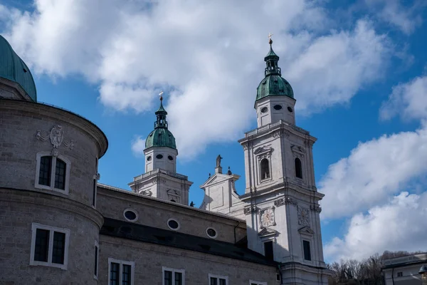 Detail Van Kathedraal Salzburg Oostenrijk — Stockfoto