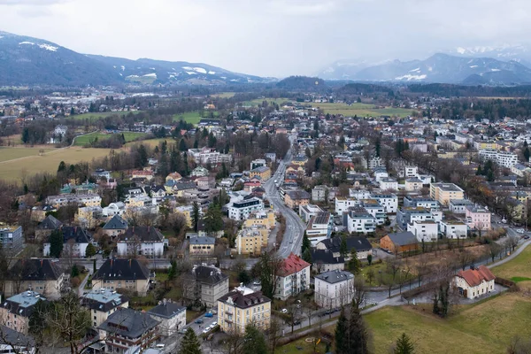 View City Salzburg Austria Europe February — Stock Photo, Image