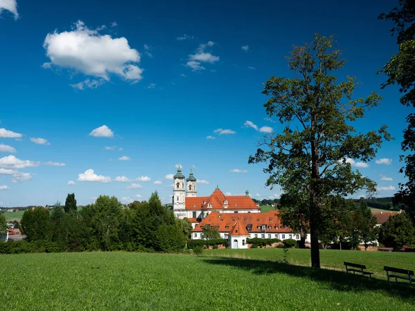 Image Benedictine Abbey Ottobeuren Germany Summer — Fotografie, imagine de stoc