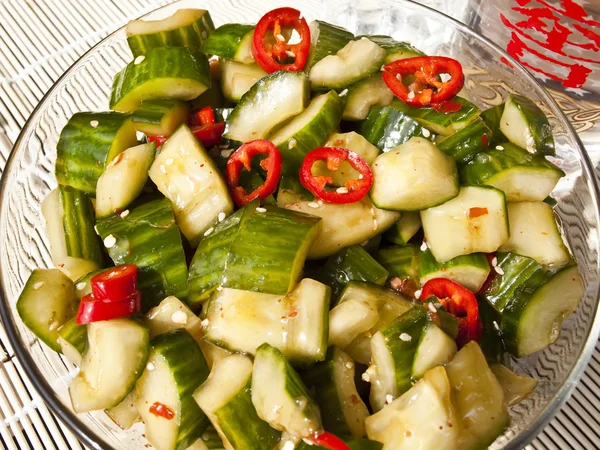 Salada de pepino chinês Fotografias De Stock Royalty-Free