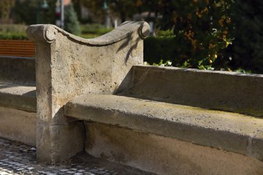 meydanda taş tezgah