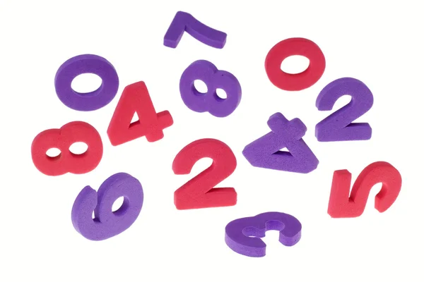 Os números confusos — Fotografia de Stock