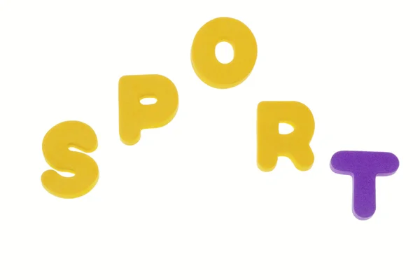 Scrivi sport — Foto Stock