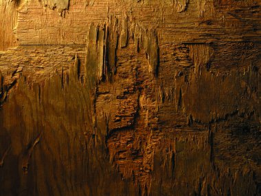 Eski ahşap dokuyu kapat.