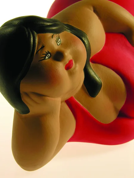 Estátua de mulher mexicana — Fotografia de Stock