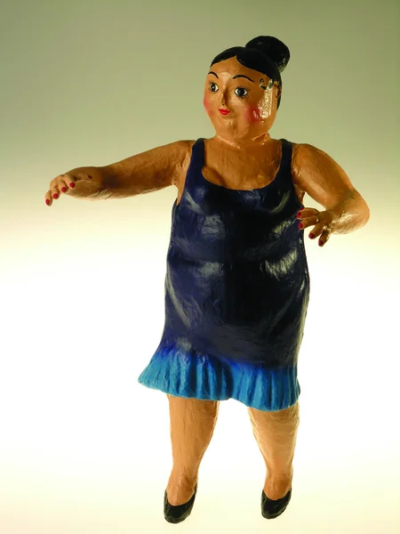 墨西哥女人雕像 — 图库照片
