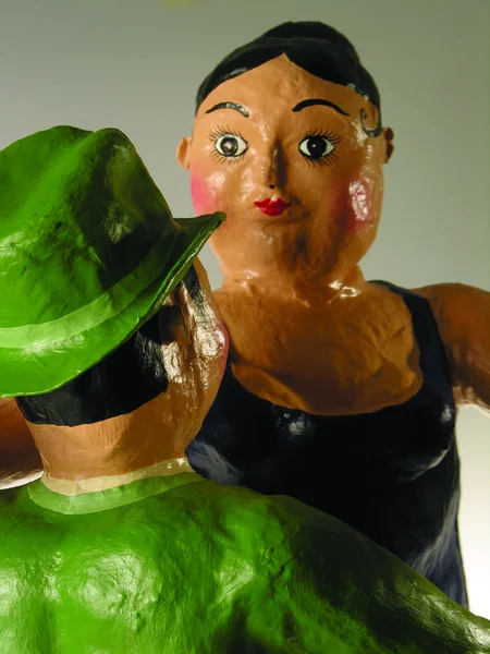 Mexicano homem e mulher estátuas — Fotografia de Stock