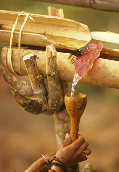 Water from tank, south india — Stock Photo, Image