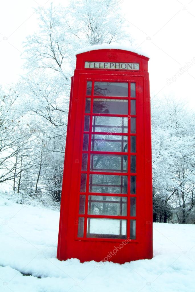 Telephone box in UK