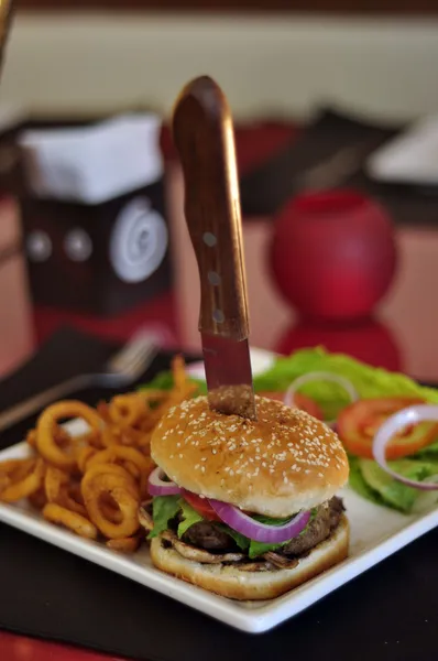 Mini hamburger — Φωτογραφία Αρχείου