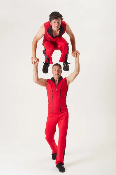 Two acrobats — Stock Photo, Image