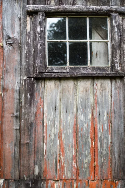 Janela de cabine velha — Fotografia de Stock