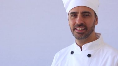 Beyaz toque şefi