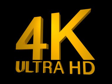 4 k ultra hd logosu