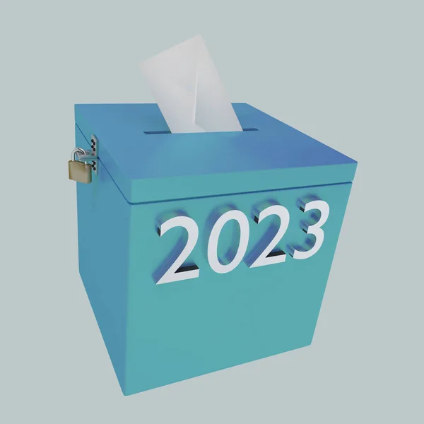 2023 배경에 분리되어 — 스톡 사진