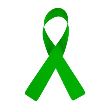 Bilgi amaçlı bir farkındalık kurdelesinin 3 boyutlu çizimi, bir gündem ve sosyal ve siyasi katılımı destekliyor