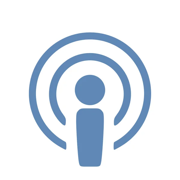 Render Illustration Podcast Symbol — Fotografia de Stock