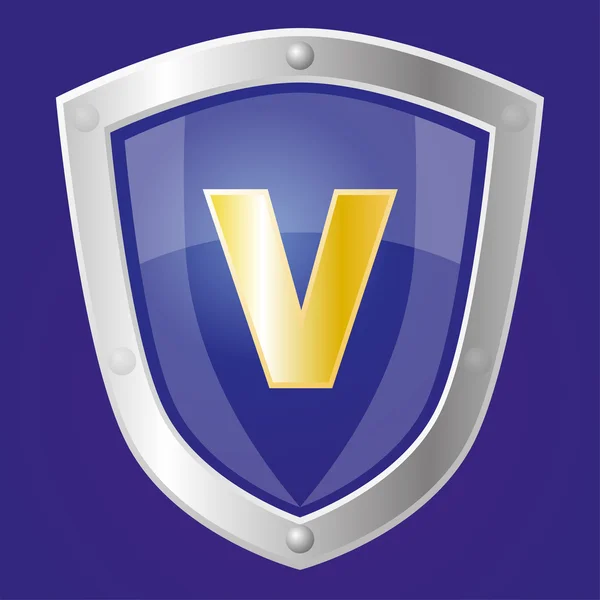 Sapphire schild — Stockvector