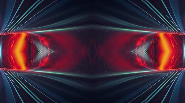 Ljus Abstrakt Bakgrund Banner Med Abstrakta Element Neon Fantastisk Bakgrund — Stockfoto